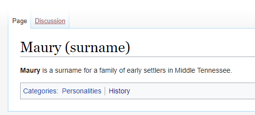 Maury surname cat2.png