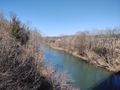 Duck River as seen from the Riverside Bridge in Columbia, Tennessee.jpg